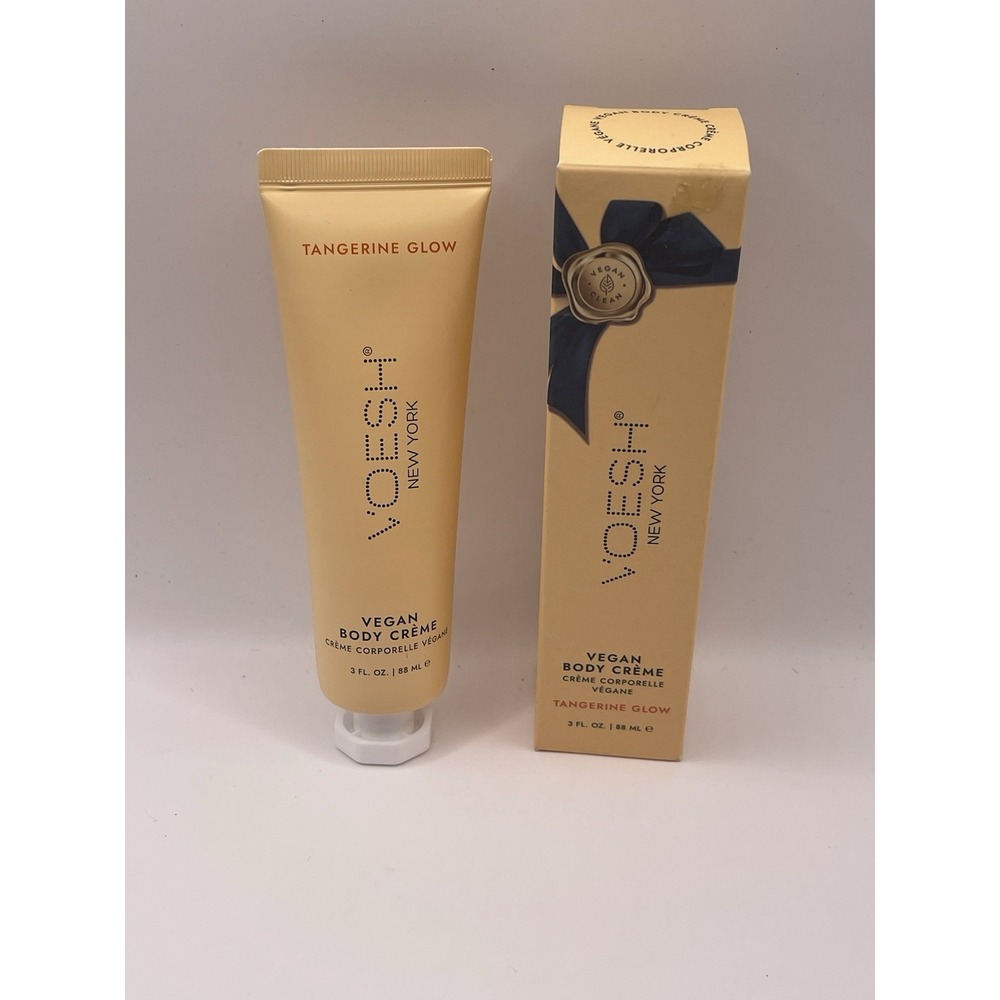 VOESH New York Vegan Body‎ Creme Organic Lotion Tangerine Glow 3oz New Sealed!